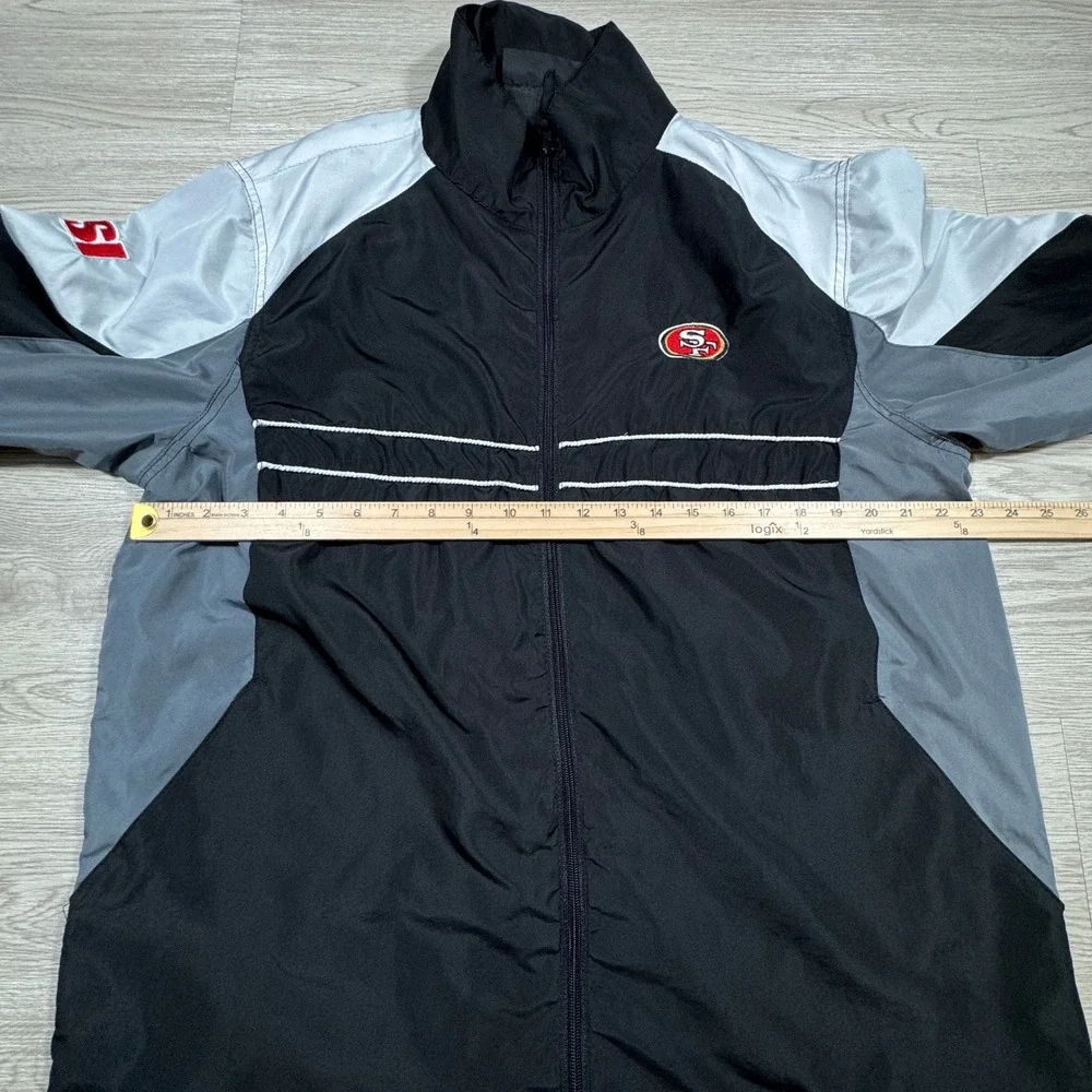Dunbrooke Mens‎ San Francisco 49ers Windbreaker Jacket Black Grey White XL SF
